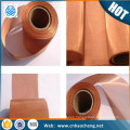 100 Mesh 0.224mm opening ultra fine Copper Woven Wire Mesh rfid blocking fabric